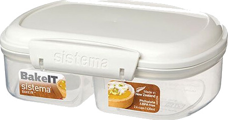 Sistema Bake It Splitt Hvit 630 ml