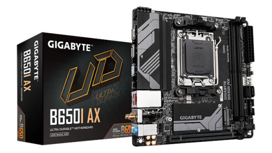 GIGABYTE B650I AX Mini-ITX Hovedkort med AMD AM5 socket og DDR5 RAM GIGABYTE B650I AX Mini-ITX Hovedkort med AMD AM5 socket og DDR5 RAM