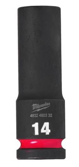 Milwaukee 1/2" Dyp Kraftpipe 14 mm for Håndverktøy Milwaukee 1/2" Dyp Kraftpipe 14 mm for Håndverktøy