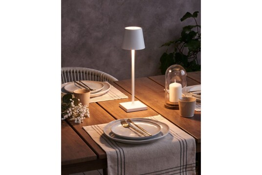 Cebrai LED Bordlampe 38 cm Hvit