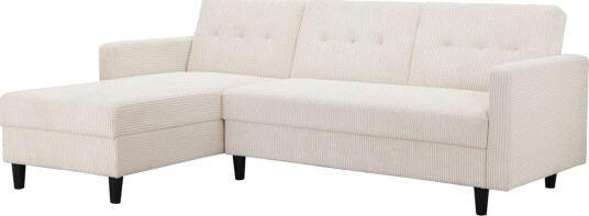 Sovesofa Hartford II 213x153x82 cm Krem 213x153x82 cm Krem