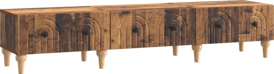 TV skap med skuff Gammelt tre 147 x 34,5 x 30 cm Konstruert tre TV skap med skuff Gammelt tre 147 x 34,5 x 30 cm Konstruert tre