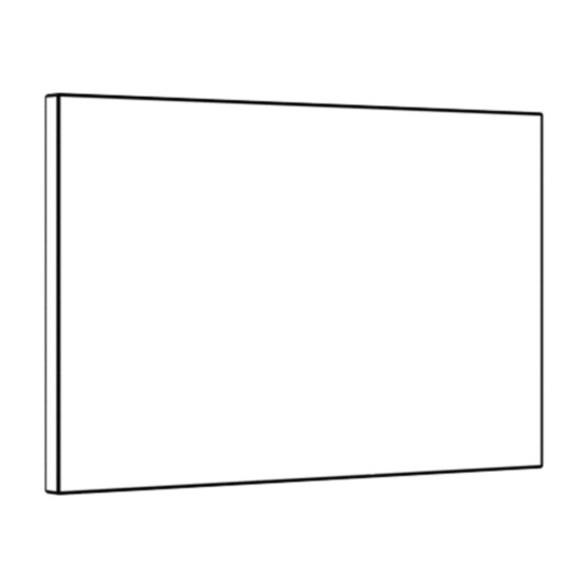 NOREMA BERA REN HVIT FORSTYKKE LUX FOR 40 CM SKAP 19W129724