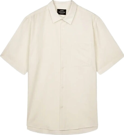 Mads Nørgaard Grida Cotton Victor Shirt Ss Cream L Mads Nørgaard Grida Cotton Victor Shirt Ss Cream L