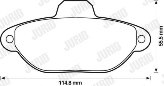 Bremseklosser JURID 571749J Bremseklosser JURID 571749J