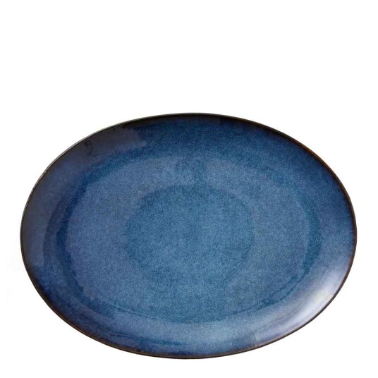 Bitz  Fat ovalt 45x34 cm mørkeblå