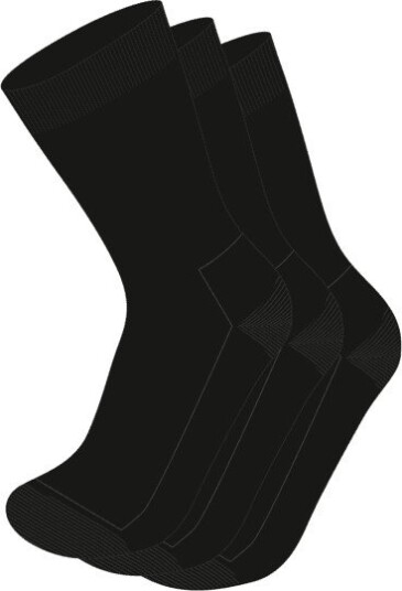Devold Daily Merino Medium Sock 3pk Black 36-40