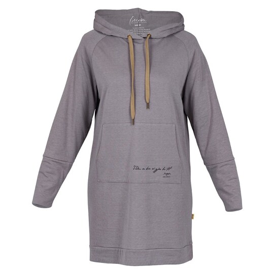 SUNNIVA hoodiekjole i fargen "Grå" SUNNIVA hoodiekjole i fargen "Grå"