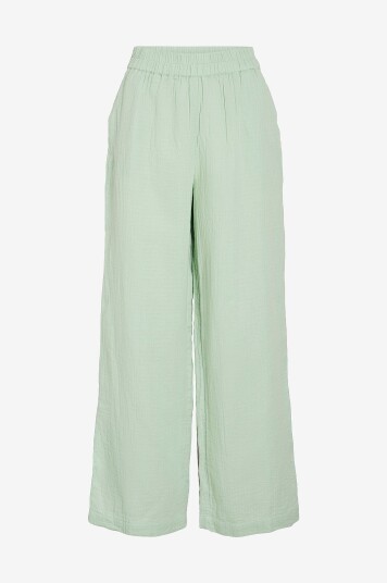 Vila - Bukser viLania HW Wide Pants - Grønn
