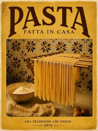 Plakat Pasta Fatta In Casa