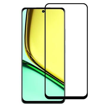 Realme C67 Full Cover Beskyttelsesglass Svart Kant