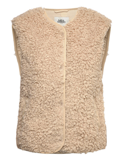 Lollys Laundry Vadall Vest Sl Beige XXL