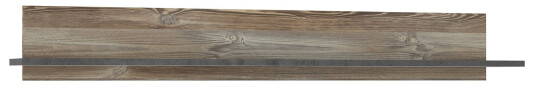 Vegghylle Strelcha 22x189 cm Brun/Grå