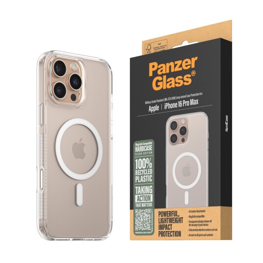 PanzerGlass HardCase MagSafe Hvit til iPhone 16 Pro Max
