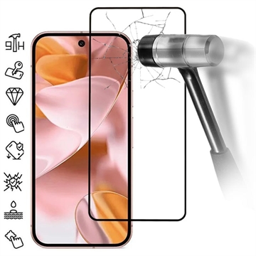Google Pixel 10 Full Cover Beskyttelsesglass Svart Kant
