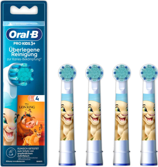 Oral-B PRO Børstehoder for barn Løvenes Konge 4 pcs.
