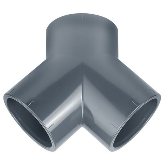 Y ALBU 90º Ø 50MM