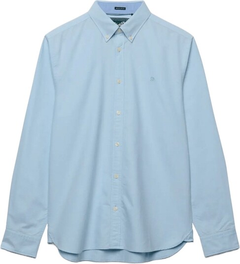 Superdry Preppy Oxford L/S Shirt PALE BLUE CHAMBRAY 3XL Superdry Preppy Oxford L/S Shirt PALE BLUE CHAMBRAY 3XL