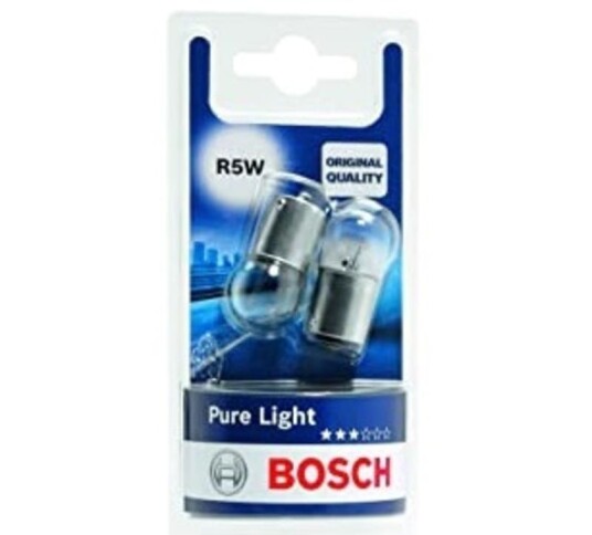 Bosch Pure Light lyspære
sett R5W 1987301022