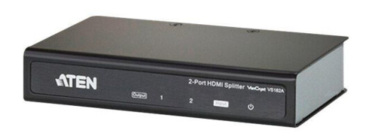 ATEN VanCryst VS182A 2-Port HDMI Video/Audio Splitter - Støtte for 4K og 3D