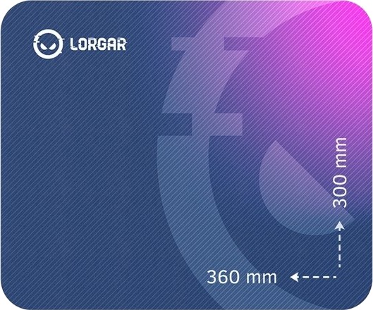 Lorgar GMP133 Gaming Musematte Purple LRG-GMP133 Lorgar GMP133 Gaming Musematte Purple LRG-GMP133