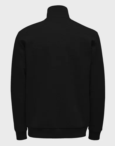 Only & Sons Onsceres Half Zip Sweat Gensere med glidelås Svart