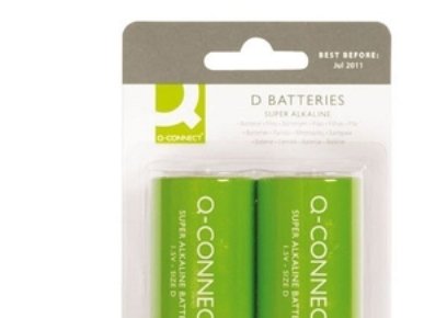 Q Connect D batterier 2 stk Q Connect D batterier 2 stk