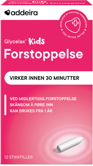 Addeira Glycelax Kids stikkpiller 12 stk.