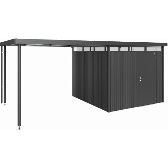 BIOHORT SIDETAK HIGHLINE H4 MØRK GRÅ METALLIC