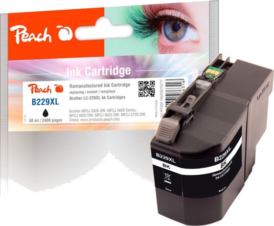 Kompatibel med Brother LC-229XLBK Blekkpatron Svart XL 50ml