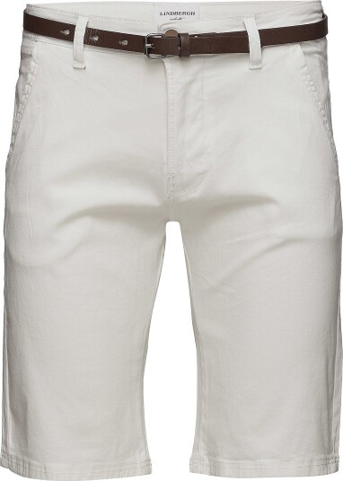 Lindbergh | Classic Chino Shorts W?. Belt Slim Fit | XL
