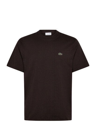 Lacoste Cotton T-Shirt - Brown - S