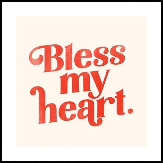 Blessmyheart W Background Plakat Plakat / 100x100cm