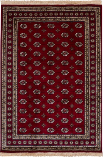 Wilton teppe Kashmir Boccara rød Størrelse: 80 x 150 cm