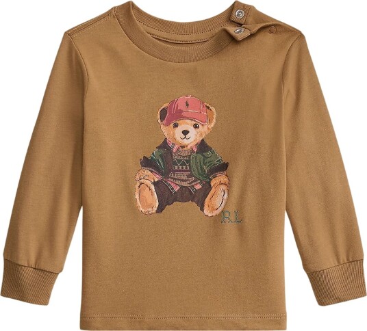 Polo Ralph Lauren Genser Camel Polo Ralph Lauren 1 år (80) Genser Beige Brun