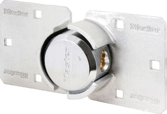 Master Lock Hengelås 736Eurd Og Beslagsett Værbestandig, Inkl. 2 Nøkler Stål/Sølv Master Lock Hengelås 736Eurd Og Beslagsett Værbestandig, Inkl. 2 Nøkler Stål/Sølv