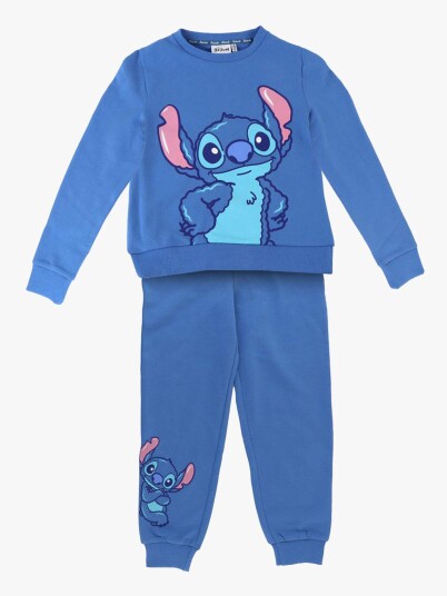 Disney Lilo &  Stitch genser og buksesett, blå, 12 år
