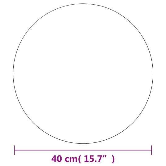 vidaXL Veggspeil 2 stk 40 cm rundt glass vidaXL Veggspeil 2 stk 40 cm rundt glass