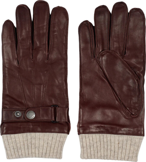 Howard London Leather Gloves  Carl - Brown - 9