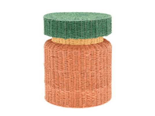 Villa Collection Styles Sidebord 40x50 cm amber / grønn