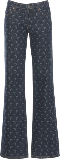 Marine Serre Dame Jeans Blå M, Marine Serre Dame Jeans Blå M,