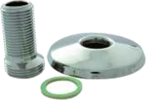 3/4" x 1/2" Eksentrisk skrueforbindelse ø70 mm rosett