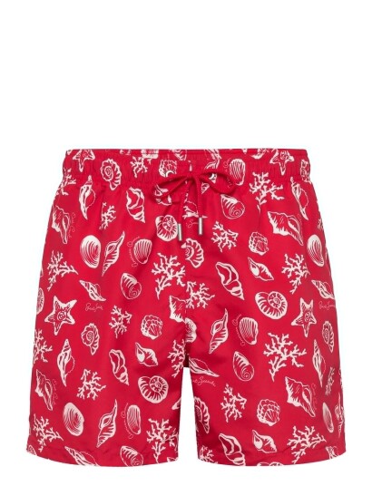 GANT Seashells Print Swim Shorts Red XXL GANT Seashells Print Swim Shorts Red XXL