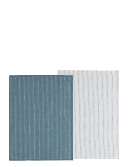 Södahl Viskestykke 50X70 Line 2 Stk. China Blue/White Multi/patterned 50X70CM
