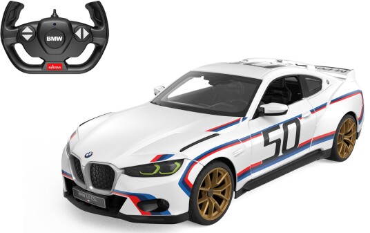 Rastar 1:14 BMW 3.0 CSL Radiostyrt Bil Hvit for Barn fra 6 år