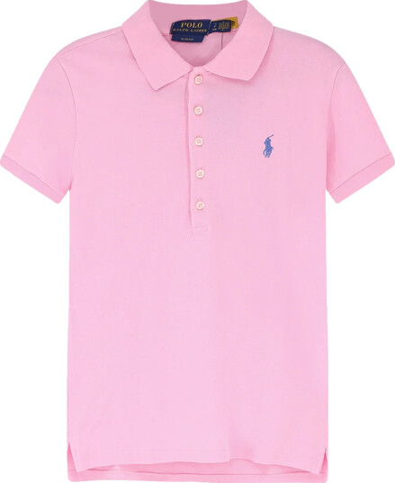 Polo Ralph Lauren Slim Fit Stretch Polo Shirt Pink XS
