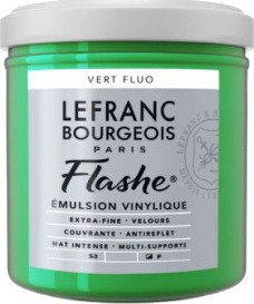 LB Fine Arts Flashe Acrylic 125 ml Fluorescent Green 565