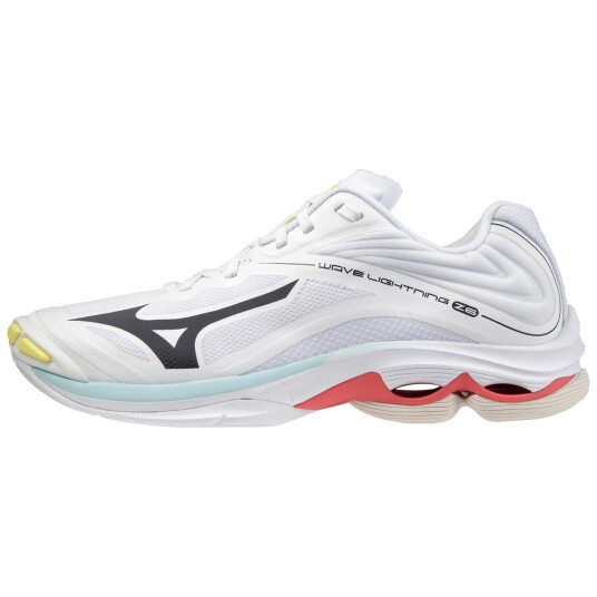 Mizuno  W"s Wave Lightning Z6   10 White / Sky Captain / Clearwater 40 1/2