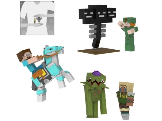 Mattel Minecraft Core Firgure 2 Pack Assorted Mattel Minecraft Core Firgure 2 Pack Assorted