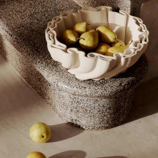 Ferm Living Dedali Skål Off white